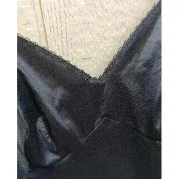 Vintage Gaymode Black Full Slip‎ Size 38 A Women's with Lace Edge Penney’s - Picture 3 of 7